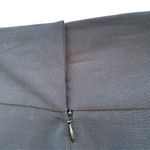 Bisou Bisou  black pencil minimalist skirt with zipper back size 2 Photo 3