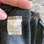 ZARA  W&B Collection Black Leather Collar Gray Dolman Top Back Zip size large Photo 3