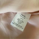 Vince  Blush Pink 100% Silk Chiffon Sleeveless Blouse Bow Neck Tie XS Extra Small Photo 7