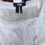 Paige  Women's Elegant White Blouse. EUC Photo 1