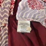 Porridge Anthropologie Top Small Multicolor Mixed Media Boho Medallion Button Up Photo 8