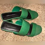 French Connection  Emerald Green Mules. NWOB Size 8.5 Photo 1