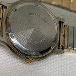Vintage Gruen sport since 1874 date watch gold tone 37mm rotating bezel running Photo 7