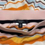 MaxMara Tenore Teouser Multicolor in Chevron Stripe Resort Travel Vacation XS Orange Photo 5