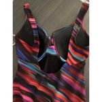 MiracleSuit  Swimsuit Slimming Figure Flattering Sz 10 Colorful Tropical Vacation Photo 3