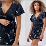 Urban Outfitters Floral Velvet Wrap Dress Size M Photo 1