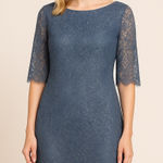 Calvin Klein  Blue Lace Sparkle Cocktail Dress - Size P Photo 0