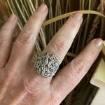 Plumeria Sterling Silver Ring Sizes 8,9,11 boho Photo 0