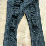 One Teaspoon  Runaways Destroyed Distressed Super Skinny Jeans Low Waist Sz 25 Photo 7