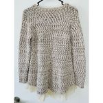 Mirumi Marled Knit Lace Hem Sweater Photo 7