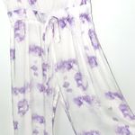 Shinestar New Tie Dye Sleeveless Jumpsuit White Purple Photo 9