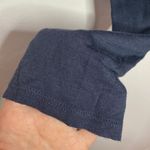 LOGO By Lori Goldstein  navy jersey knit long sleeve asymmetric pocketed tunic XS Photo 4