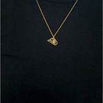 Cowboy Hat Necklace Gold Photo 2