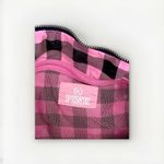 Victoria's Secret Y2K Pink Jumbo Blue Beige 32”x14” Canvas Duffle Bag Photo 9