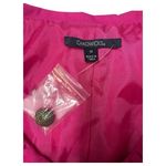 Chadwick's Blazer Womens 14 Pink Linen Jacket Peter Pan Collar Career Wear Photo 4
