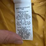 Imperfect NWT NAF NAF Paris skirt yellow maxi skirt rope tassel belt polka dot Photo 12