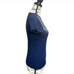 Jerry Leigh Supergirl S Navy Graphic Tee 100% Cotton Burnout Glitter Y2K DC Comics Hero Photo 4