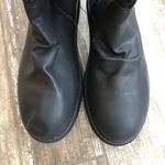 Sweater cuffed scrunch faux leather boots size 42 Black Photo 3