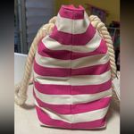 Proto Vino Pink and White Striped Women's Bag Photo 1