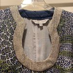 Trina Turk Blue & Green Sleeveless Peacock… Photo 3