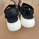 Anthropologie  Black Platform Cross Sport Sandal Shoes Women's Size US 10/10.5 41 Photo 4