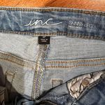 INC Floral Fringe Embroidered Jeans Photo 1