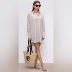 ANINE BING  Revolve Womens Lake Dress Taupe Stripe Small NWT Photo 1