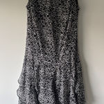 Jessica Howard  Black White Ruffle Whimsigoth Fairy Sleeveless‎ Dress Size 6 Photo 0