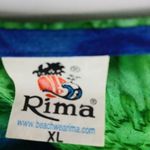 Rima Beachworld XL Ocean Hombre Sleeveless Crop Top Plus in Blue Green Purple Size 16 Photo 2