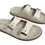 Cole Haan  Women's Marisol Footbed Sandal Ivory Patent Leather Size 10 New Photo 0