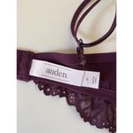 Auden Intimates Scallop Edge Lace Trim Unlined Bralette Purple Size S Size M Photo 2