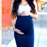 Maternity baby shower dress Sexy Mama Maternity NWOT size 0 Gray Photo 0