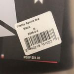 NWT FOURLAPS Women’s Black Vitality Sports Bra Size XS Photo 4