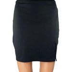 Susana Monaco Women's Black High Waisted Slit Pull On Pencil Mini Skirt Size S Photo 0