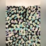 Liz Claiborne Studio Purple Green Blue Black Sheer Skirt Set SZ 8 Light Material Photo 6