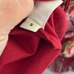 New Eddy GAVIN FRINGE MINI DRESS in RED/BLUSH FLORAL PRINT sz S Red Photo 4