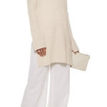 Helmut Lang  wool and cashmere Tunic sweater in tusk (beige) size S small Photo 0