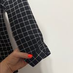 Soho Black and White Grid Blazer Photo 6