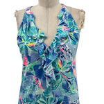 Lilly Pulitzer Lilly‎ Pulitzer Shay Dress Bennett Blue Celestial Seas Starfish Print Size Small Photo 4
