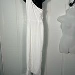 Alexia Admor Alexa Admor Alessi White One Shoulder Dress Size 8 NWT Photo 7