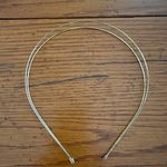 Thin gold double wire headband Photo 0