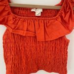 Monteau  Orange crop Top Size medium Photo 1
