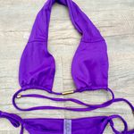 SheIn purple gold metal bikini set size S. Photo 2