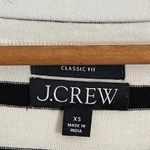 J.Crew Mariner Cloth Dress Gold Buttons Bretton Stripe Black White Preppy XS Photo 9