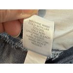 J. Jill Sz 16 Jeans Weekender Straight Leg 36x30 Medium Wash Floral Design Blue Photo 9