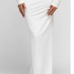 Eterne Emma Maxi Skirt in Cream XLarge New Womens Ribbed Cotton Size XL Photo 9