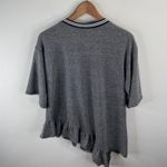 Good Luck Gem Asymmetrical Ruffle Top Size S Photo 4