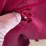 Vintage Y2k 90s Kathlin Argiro Atelier Dress Sz 4 Velvet Whimsigoth Vampy Goth Red Photo 8