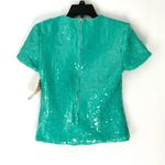 Chetta B Vintage Sherrie Bloom Peter Noviello Green Sequin two piece skirt set 6 Photo 10