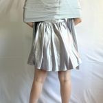 Fiesta Fashion Fiesta Sparkly Glitter Silver Metallic Deep V Halter Mini Homecoming Dress - S Photo 7